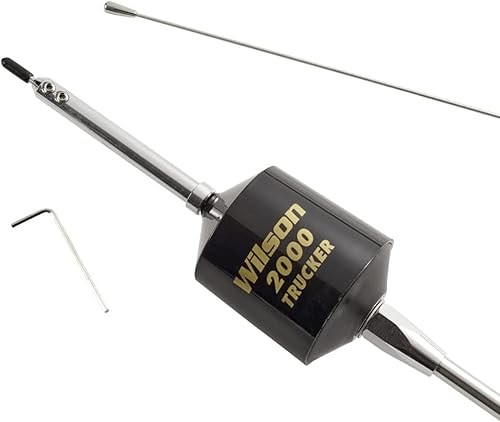 Wilson 305-495 T2000 Series - Antena móvil CB Trucker con eje de 10 pulgadas, color negro