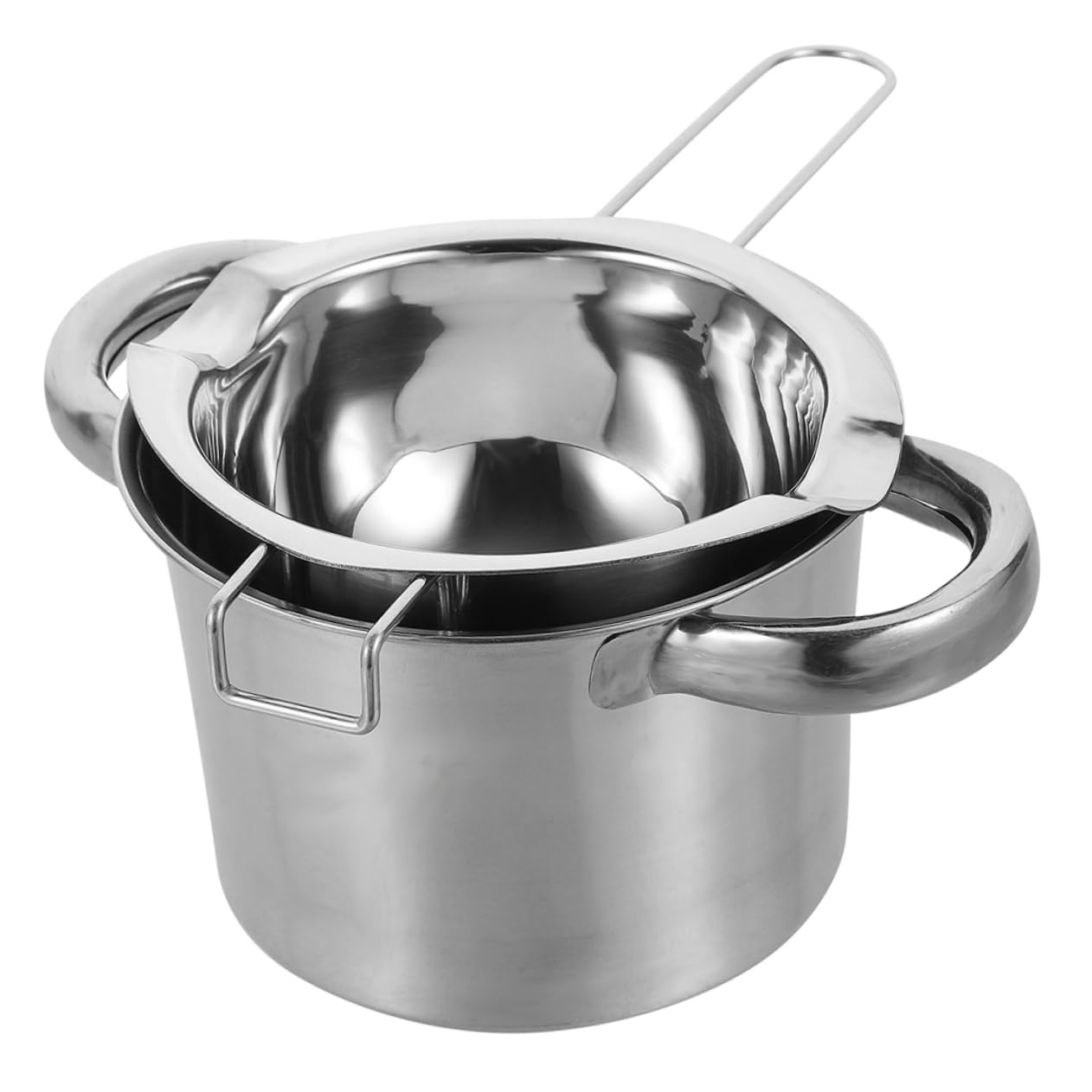 Garneck Electric Chocolate Butter Warmer Cheese Melting Pot Stainless Steel Double Boiler for Kitchen