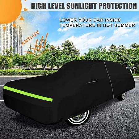 Waterproof Car Cover Compatible with 1978-1997 Oldsmobile Cutlass Supreme Sedan Coupe Accessories 210T All Weather Car Covers with — view 3