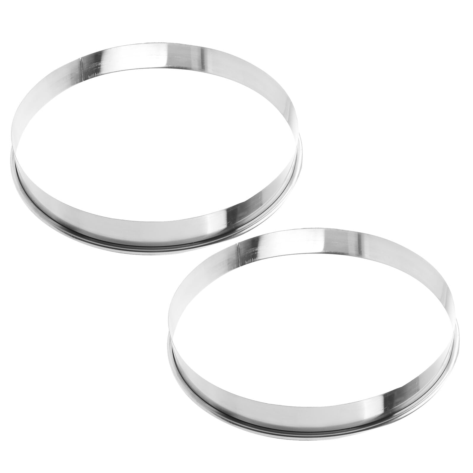 Anillo de cobertura para pizza que evita derrames de salsa en muffins y galletas