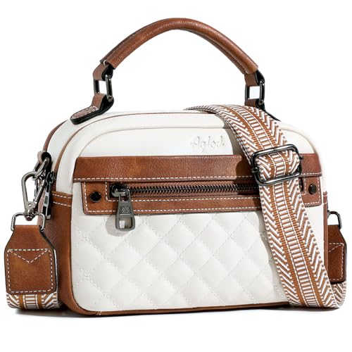 Image of AGLOD Crossbody Bags for Women Vegan Leather Shoulder Handbags Small Cross Body Purses for Women Trendy with Wide Strap | Small