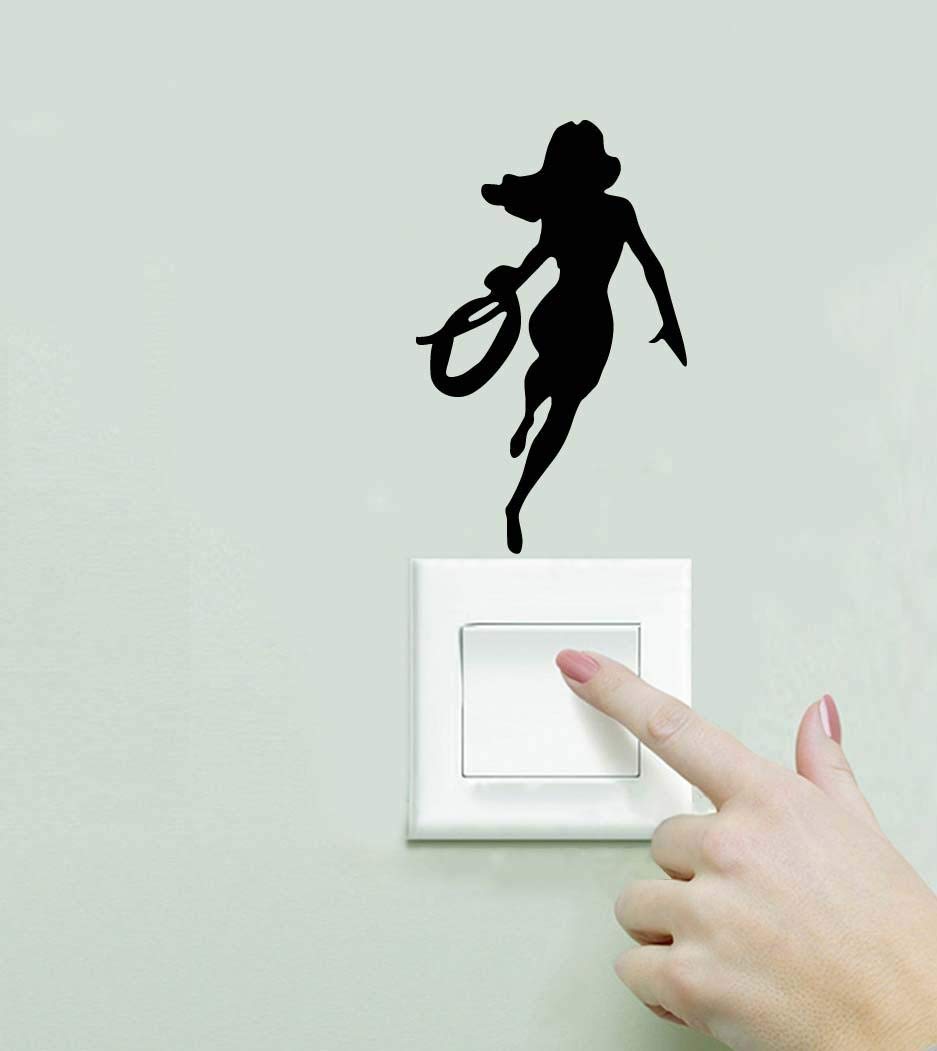 Spoil Your Wall Wonder Woman Switch Sticker, Arts Home Décor Switch Decals