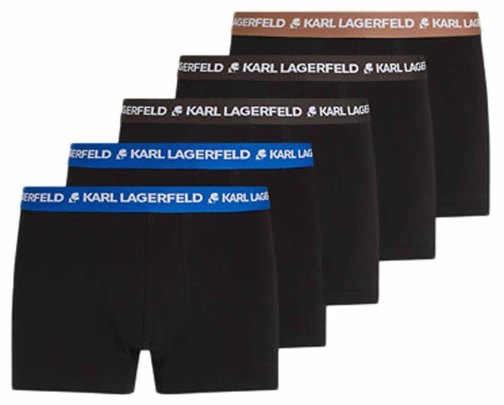 Karl Lagerfeld Herren Logo Trunk Colorband (5 Pack)