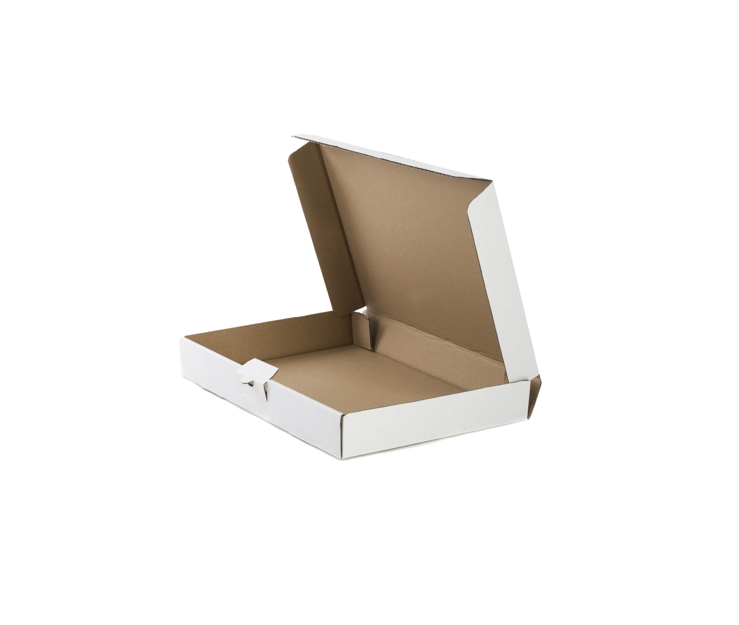 Opakowania, tektura falista, pudełko wysyłkowe, e-commerce, karton wysyłkowy, karton wysyłkowy, składane kartony z klapką, karton listowy 350 x 250 x 50 mm, biały, 1500 szt