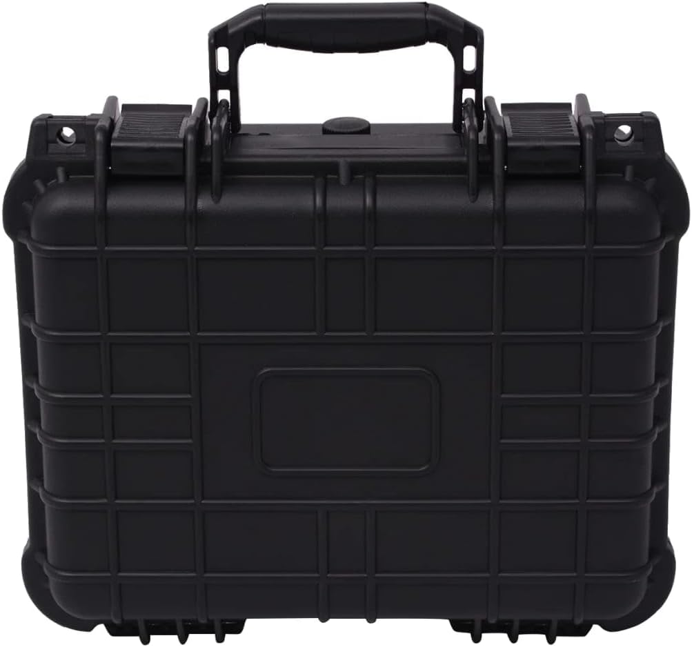 40.6x33x17.4 Cm Protective Case Lightweight Durable Camera Equipment, Impact Resistant, Pressure Valve, Watertight, Double Closure, Customizable Foam Inserts, Temperature (35 x 29.5 x 15 cm)