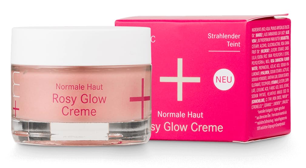 i+m® Rosy Glow Cream Rosy Glow Cream 30ml – BIO Gesichtscreme mit Soforteffekt – Glow Booster Rosencreme