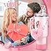 for Stanley Cup Accessories Set,Water Bottle Handle Strap, Siliocne Boot, Pink Straw Cover, Heart Charms, Straw Topper for Stanley Cup 40oz & 30oz Tumbler 8 Pcs