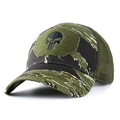 WarmHeartting Gorras de Béisbol Camuflaje Sombreros de Malla para Hombre Mujer para Camionero Táctico