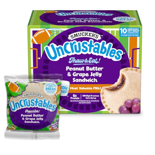 Smucker’s Uncrustables PB & Grape Sandwiches, 10