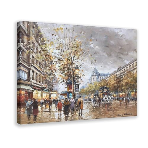Affiches sur toile Paris Antoine Blanchard décoration murale salon cadre 30x45