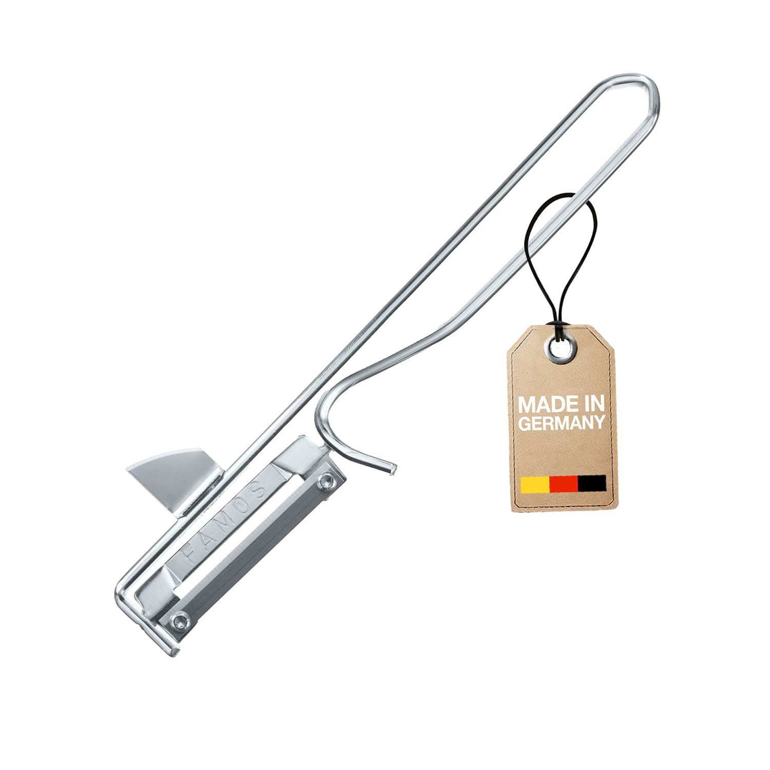 Westmark Universal-Sparschäler/Pendelschäler mit geschärftem Ausstecher, Edelstahl/Stahl, Famos, Silber, 106122E1