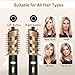 Rotating Hair Dryer Brush,3 in 1 Rotating Hot Air Brush with Detachable Brush(2