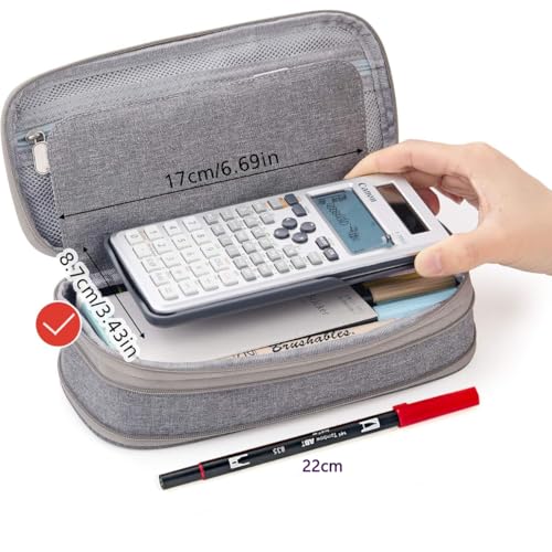 Estojo Escolar de grande capacidade estojo box organizador necessaire para lápis Marca: Calmfy (Pret