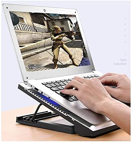 Base de refrigeración para laptop 10-15.6" ultradelgada miniatura 4