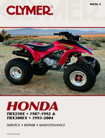 Manuel Clymer Honda TRX300EX réparer les pannes mécaniques de votre quad