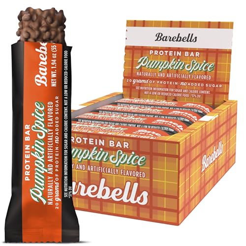 Barebells Protein Bars Pumpkin Spice – 12 Count, 20g High Pr...