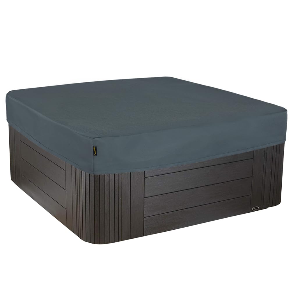 Piscina telo copertura protettiva custodia, Spa Square,traspirante, frostbestaendige, impermeabile e resistente al UV, 240 x 240 x 25 cm