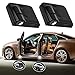 2 pezzi personalizzare proiettore logo luce portiera auto, personalizzato il tuo logo portiera auto luce portiera auto wireless per tutte le auto