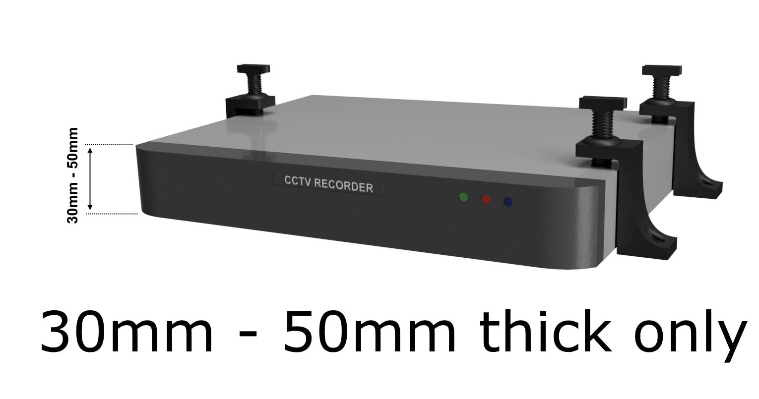 Buy Universal Wall Mounting Brackets Under Desk For DVR NVR CCTV for ...