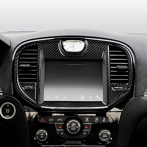 Image of Car Central Navigation Screen Air Outlet Vent Decals for 2011 2012 2013 2014 Chrysler 300 / 300C / 300S / Limited /Base Accessories Interior Stickers