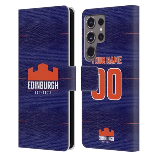 Coque Samsung Galaxy S24 Ultra Edinburgh Rugby portefeuille cuir anti-choc et rayures