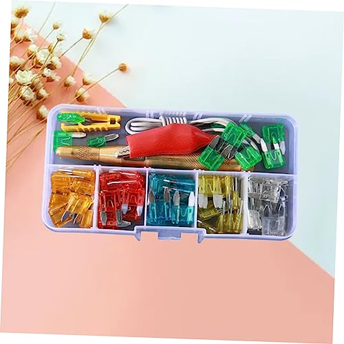 Kit de fusibles para automóvil, 60 piezas, 5-30 A, zinc y plástico, con probador miniatura 6