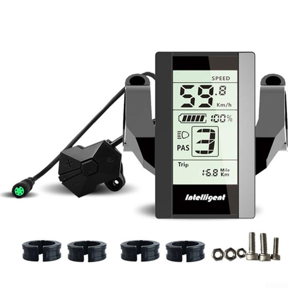 Schermo LCD per bicicletta elettrica 800S per Bafang BBS01 BBS02 HD Motore centrale schermo verticale