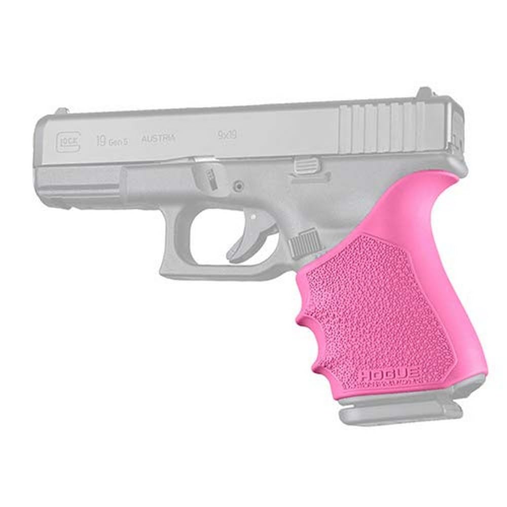 Hogue HandAll Beavertail Rubber Grip Sleeve for Glock 19, 23, 32, 38 (Gen 1, 2, & 5)