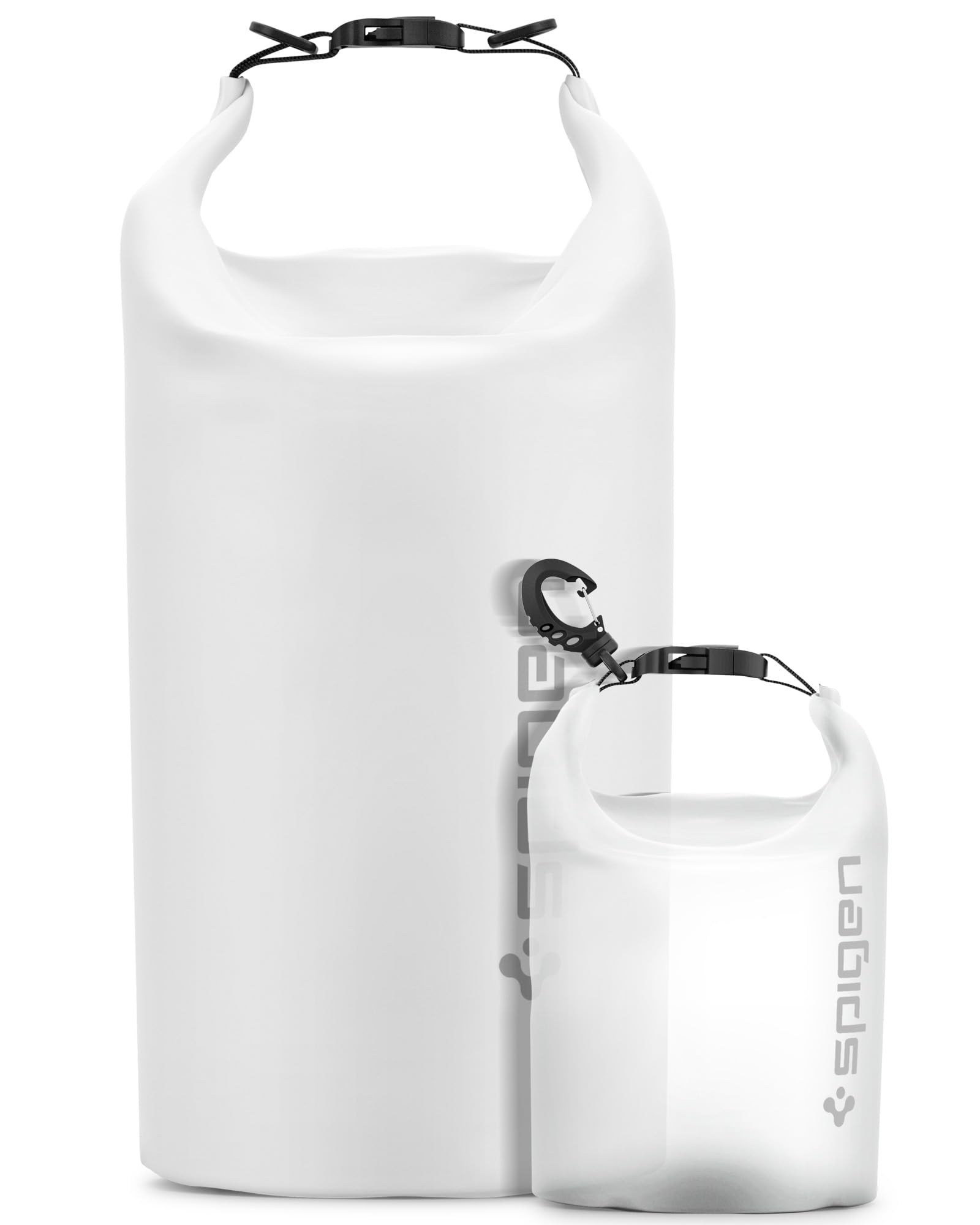 Spigen Aqua Shield wasserdichte Tasche Set [20L+2L] Dry Bag wasserfester Rucksack Beutel für Strand Schwimmen Camping Bootfahren Kajakfahren