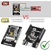 2PCS ESP32-CAM-MB, Aideepen ESP32-CAM W BT Board ESP32-CAM-MB Micro USB to Serial Port CH-340G with OV2640 2MP Camera Module Dual Mode
