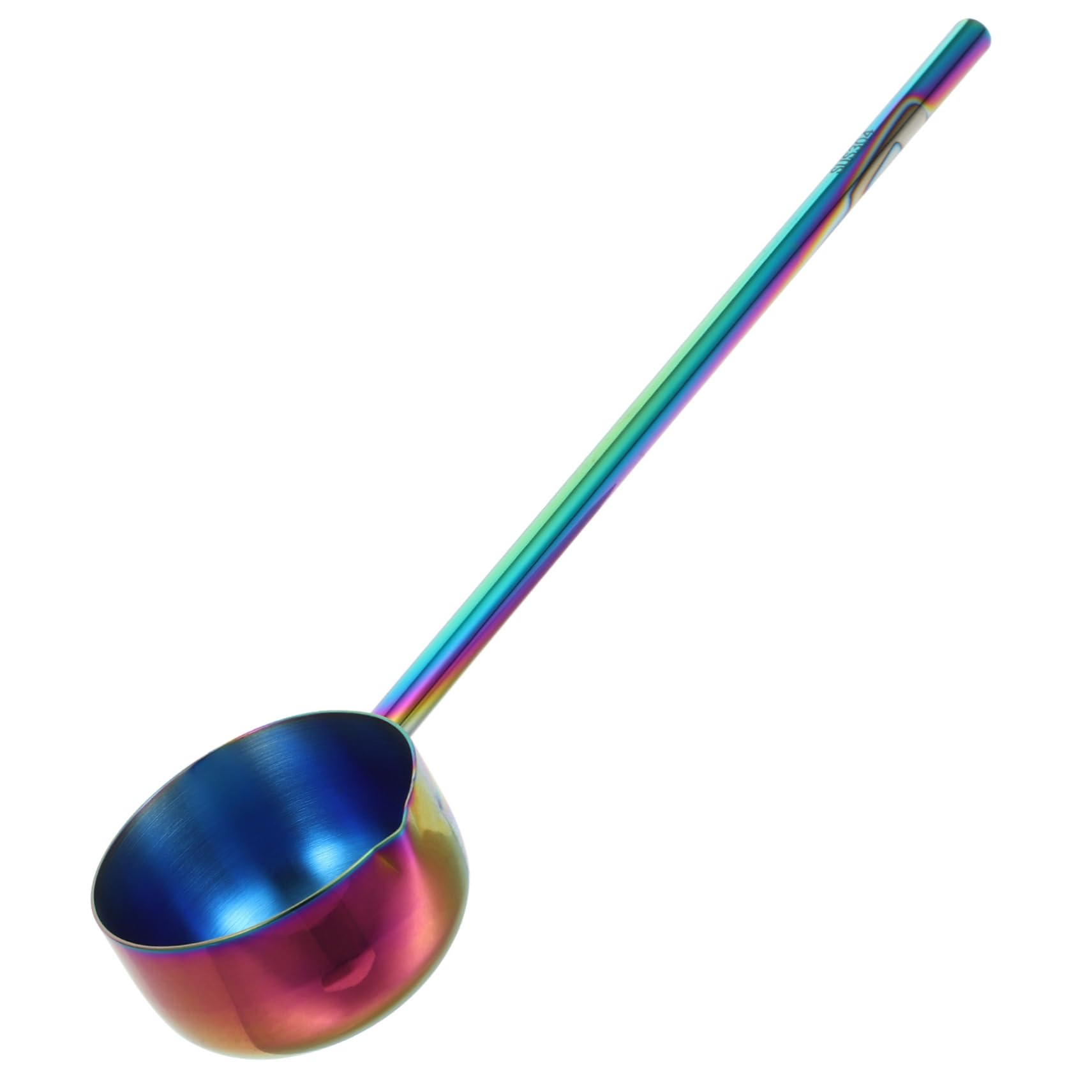 5 Piezas Cuchara De Acero Inoxidable Cucharón De Metal Cucharones De Cocina Para Olla Cucharón De Sopa De Acero Inoxidable Cucharones Para Cocinar Cuchara Para Calentar Aceite MAGICLULU