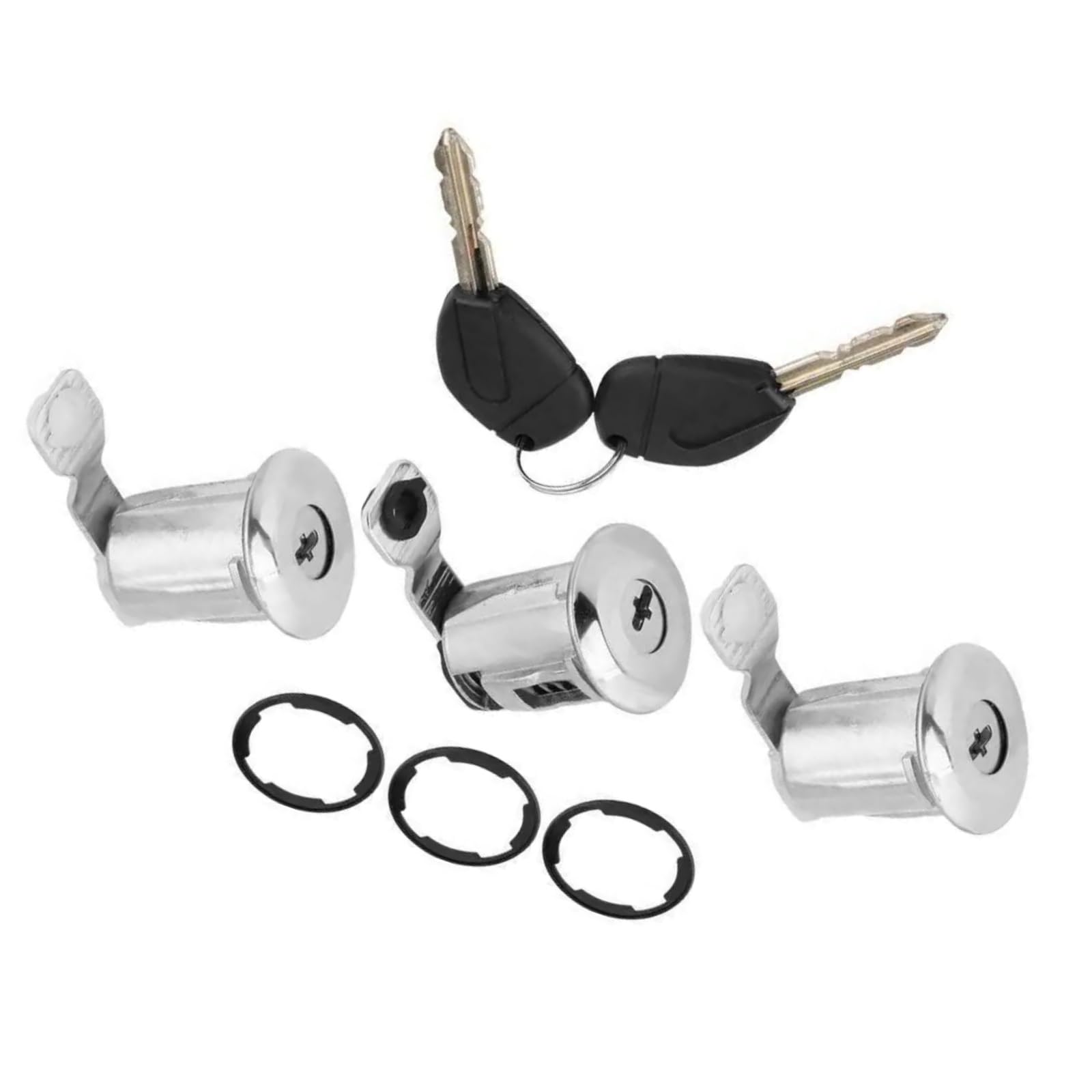 Kit Interruptor Encendido Barril De Cerradura Puerta Izquierda Derecha Compatible Con Citroen Para Berlingo 1996-2007 Para Xsara 1997-2005 9170G3 252522 Interruptor encendido bloqueo