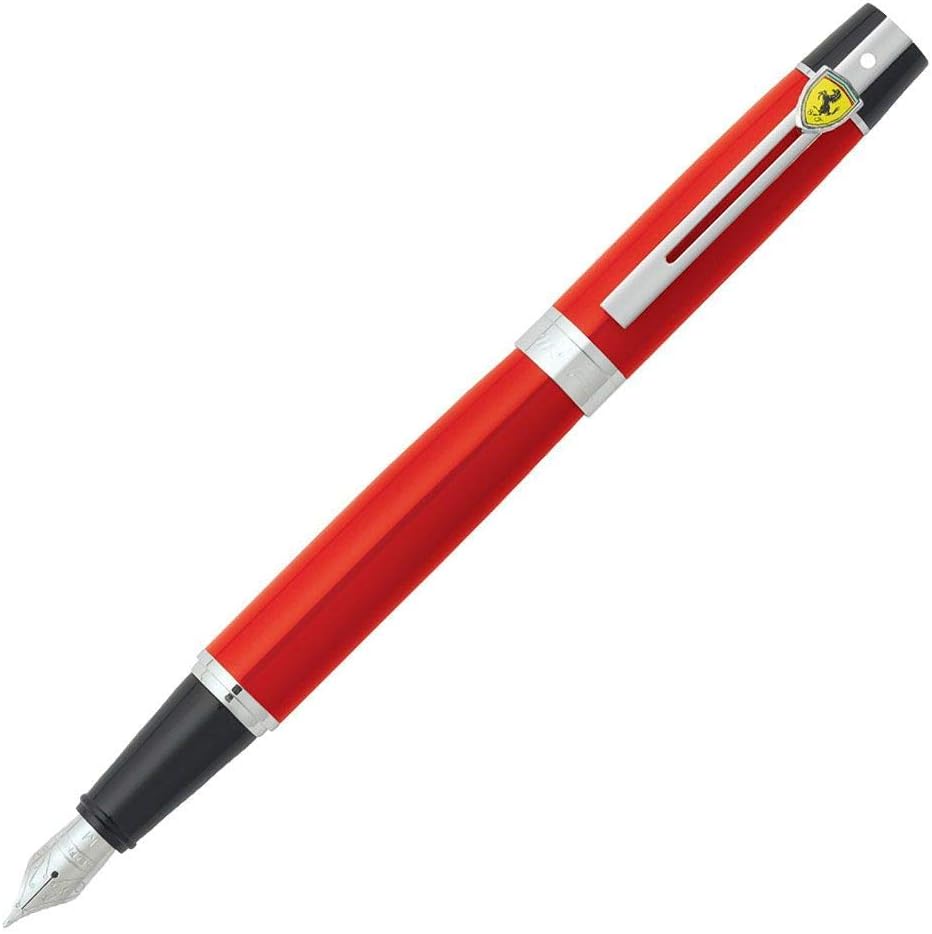 Sheaffer 300 Fountain Pen Sheaffer Ferrari 300 Series of Lacquer Rosso Corsa Red and Nickel