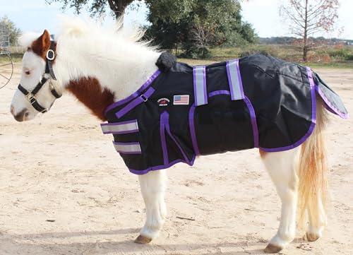 Image of 1680D Miniature Weanling Donkey Pony Horse Foal Winter Blanket 519TS02