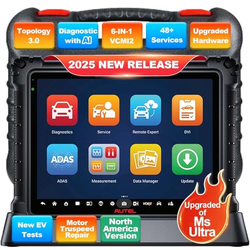 Autel Ultra S2, Dianostic Scanner with AI, 2025 New 6-in-1 VCMI2, Upgraded MaxiSYS Ultra, Topology...