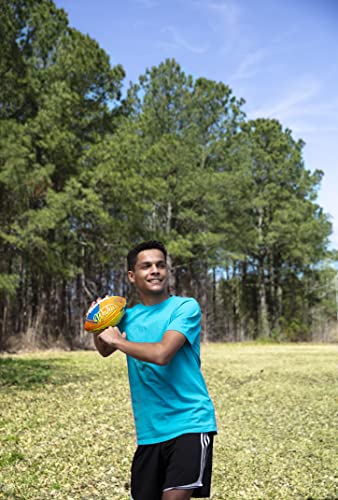 Wahu Football Blue - 100% Waterproof With Real Laces For Play In And Out Of Water #TOP6