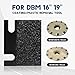 Professional Floor Paint Epoxy Mastic Removal Blades,Coatings/Mastic Removal Replacement Blades 10-Pack 25 Grit Diamond Blade, Counter Clockwise for For 16-inch and 19-inch DBM Coating Removal Tools
