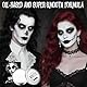 Halloween Schminke Weiße Erwachsene Kinder Set - 50g Halloween Make Up, White Face Paint Kit Mit Pinsel für Gesichtsfarben Bodypainting Farben Theaterschminke Vampir Körperfarbe SFX Zombie Makeup