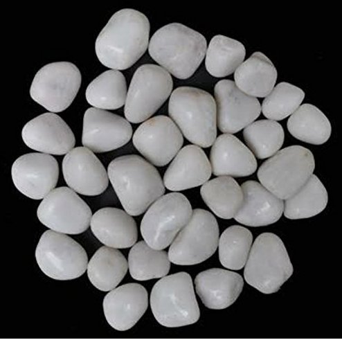 Maalavya White Pebbles Medium Size Glossy Stones (2 KG) Decorative Item for Diwali (B075R7KLS3) Amazon Price History, Amazon Price Tracker