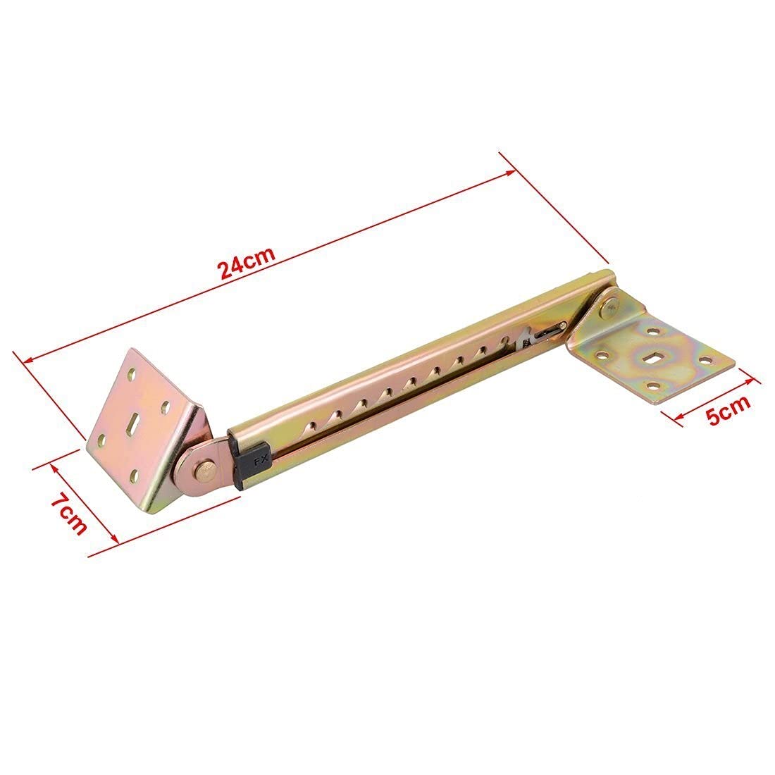 Hidden Hinges,Cabinet Hinges,Cabinet Hinges,Hidden Hinges,Timber Door Hinge 1 Pair Angle Lifting Rod Desk 10 Gear Adjusting Hinge Angle Hinge with Bracket Cabinet Door Lift Pneumatic Support Hardware