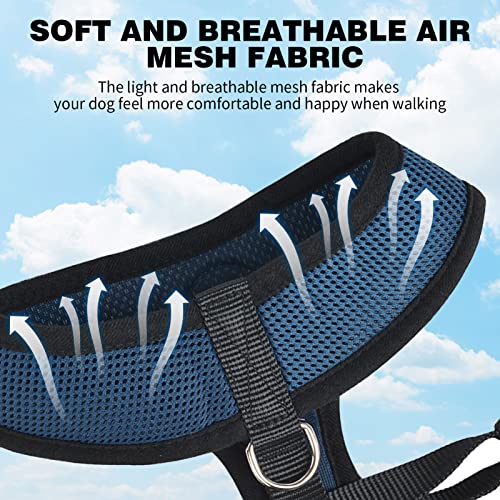 Bingpet Small Dog Harness - Breathable Mesh Puppy Cat Harnesses - No Pull Adjustable Dog Harness Dog Vest Harness For Small And Medium Dogs #TOP3
