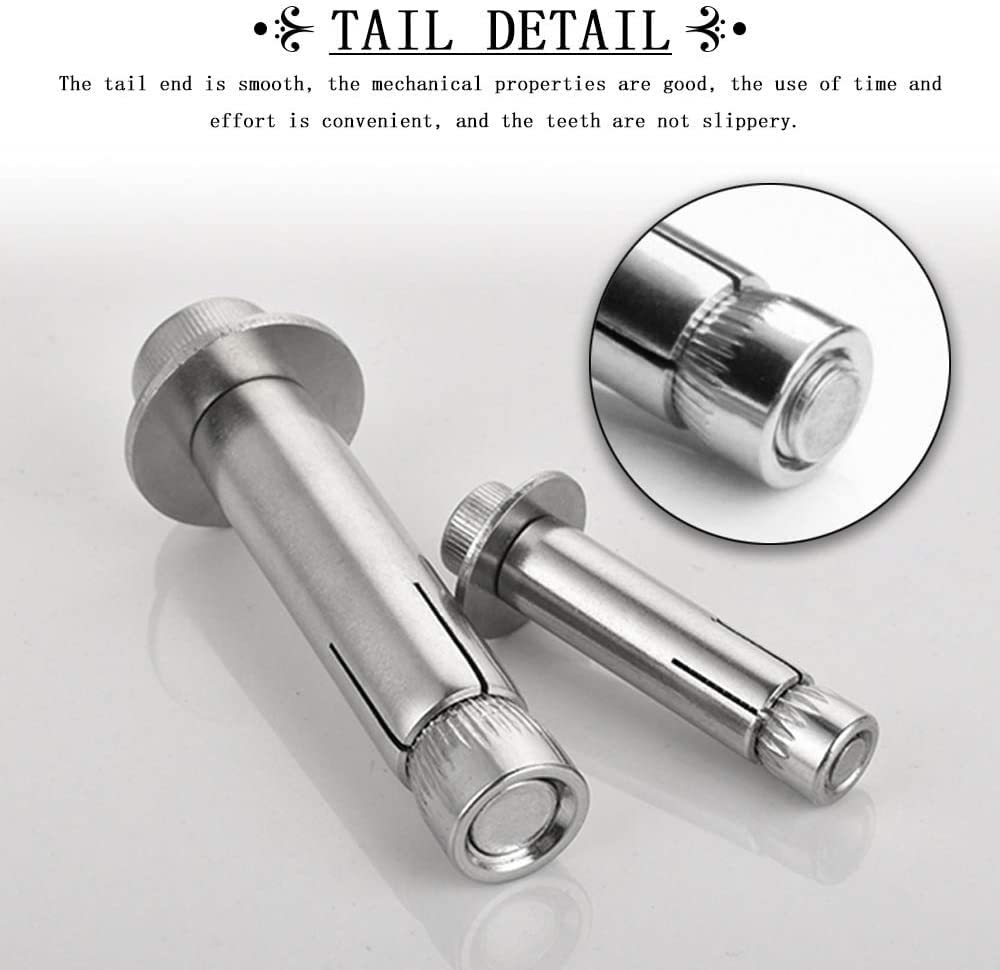 Expansion Bolt,Stainless Expansion Bolts, Expansion Screw Bolts,(M10*100 4pcs)