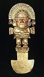 Incan Gold Ornament Nincan Spade-Like Gold Ornament Topped With A Figure Of A Man In An Elaborate Headdress Poster Print by (18 x 24)