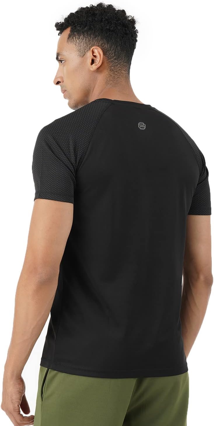PUMPD Mens Regular Fit T-Shirt (PUMSS23MTS-030_Whacky Black M)