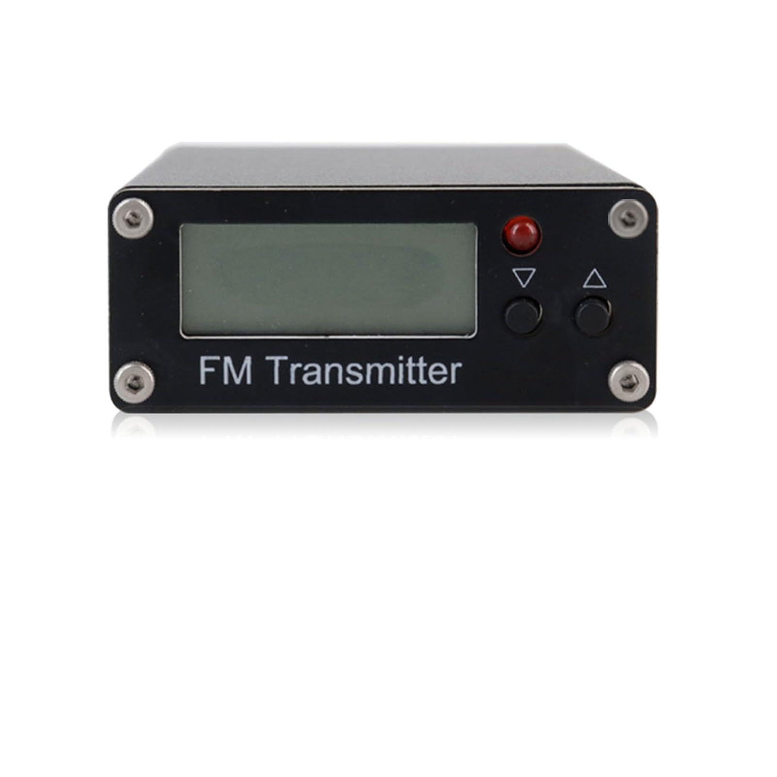 Jectse Module émetteur FM Numérique, émetteur Stéréo FM 2000 M 500 MW, Connecteur 3,5 Mm, Port USB C, pour Petite Station de Radio Téléphone PC MP3 (Black)