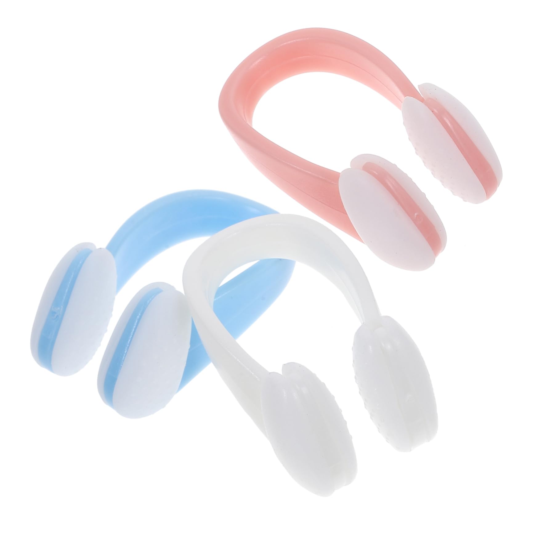 BCOATH Swim Nose Plugs for Adults Children 3 Pack Silicone Nose Clips Non-Slip Feature Comfortable Fit for Swimming