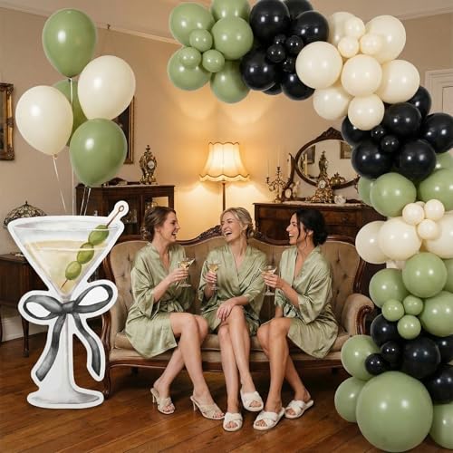 Image of Colingmill 4ft a Tini Bit Older Birthday Decorations Black Espresso Martini Party Cardboard Cutouts Birthday Party Cardboard Cutouts Decor for Women Bar Bachelorette Bridal Shower Supplies