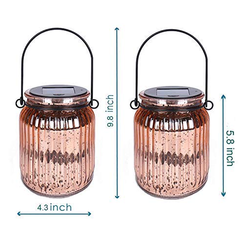 Sunwind SW0036 Solar Mercury Glass Jars 2 Pack Outdoor Table Lamps thumb #2
