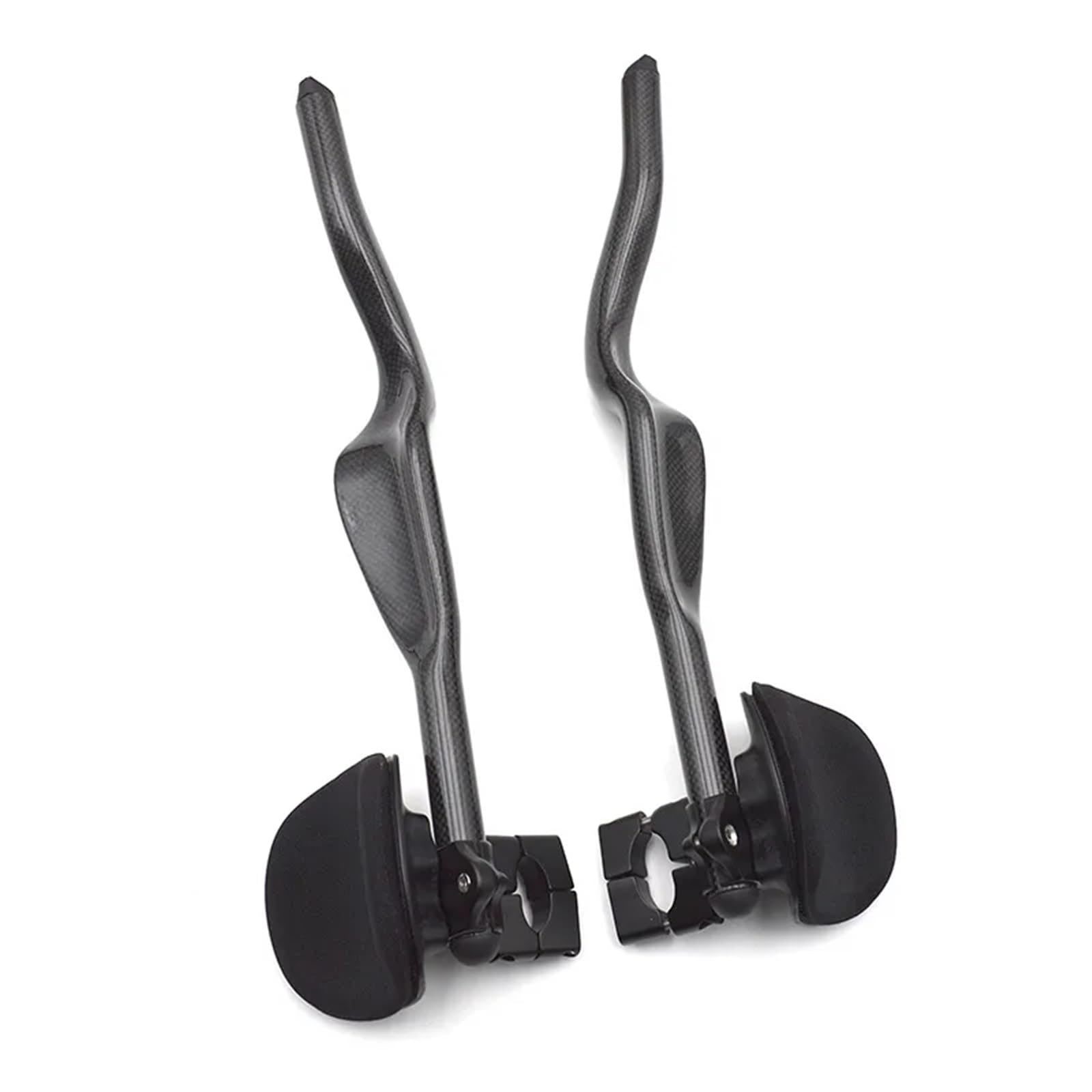 Rower szosowy Triathlon Czas Trial Pełna karbonowa podpórka rowerowa TT Kierownica 35° Do przedłużenia kierownicy Z klipsem(1 Set TT Bars Matte)