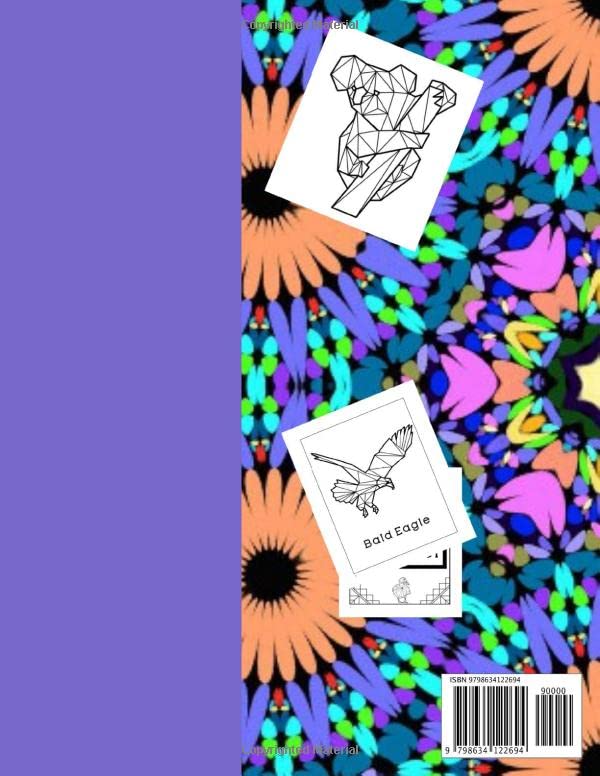 Color Me Fun Facts Activity Coloring Book For Kids Ages 10: Jungle and Sea Animals Illustrations Large Size Learning Crafts Workbook for Boys, Girls, Toddler, Games and Gift For Birthday image 2